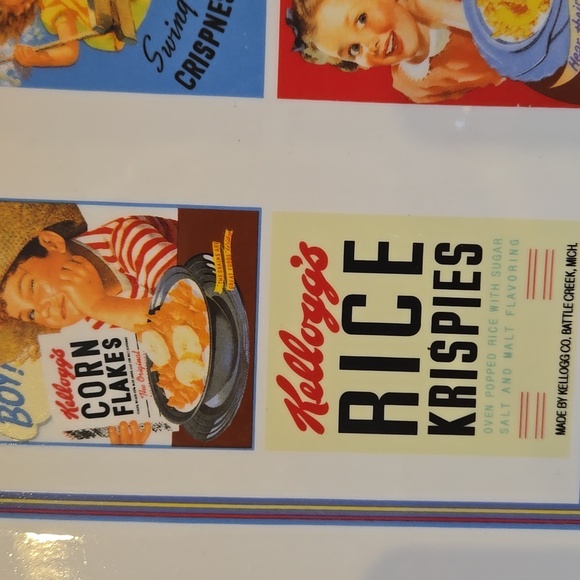 Kellogg's Vintage 2005 100'th Anniversary Cereal Design Serving Tray/Plate - Picture 2 of 7